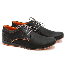 Gino Tuzzi Scarpe casual da uomo in pelle nere Badoo nero