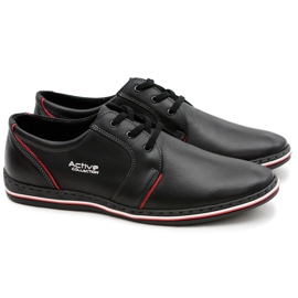 Joker Scarpe da uomo in pelle nera di Marko nero