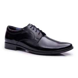 Bednarek Polish Shoes Scarpe Brogue Uomo Bednarek Eleganti Pelle Laccata Nere Gaspare nero