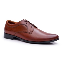 Bednarek Polish Shoes Scarpe Brogue Uomo Bednarek Elegant Leather Marrone Gaspare