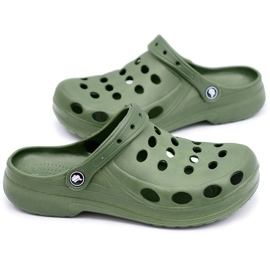 Sandali infradito da uomo verdi verde