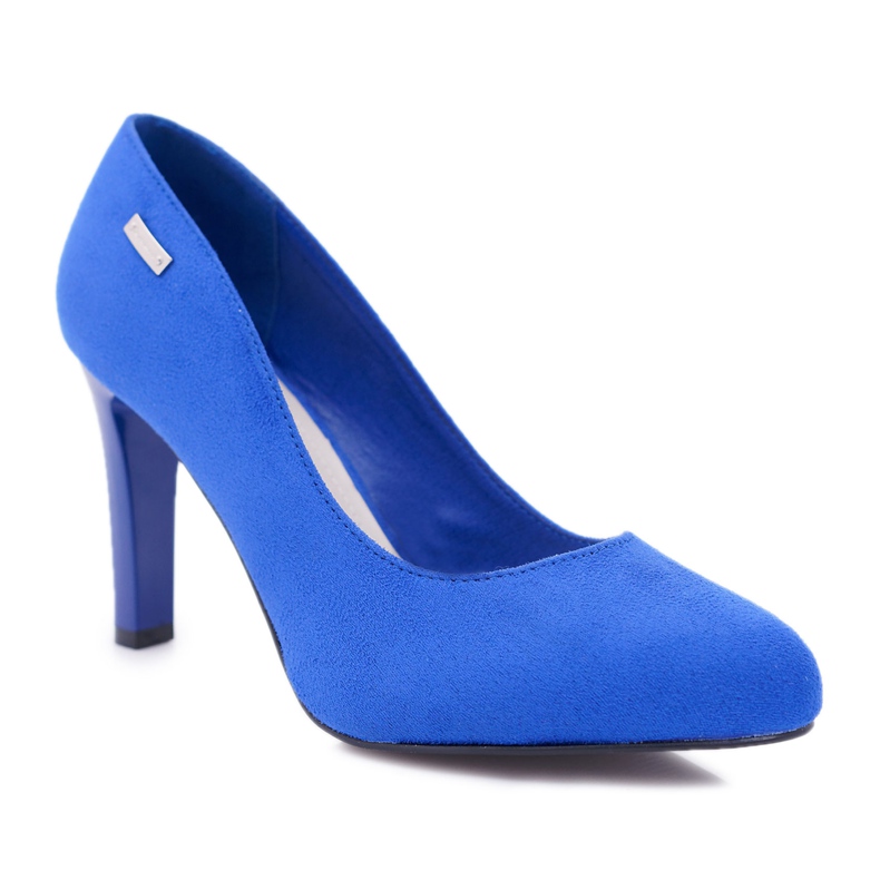 Décolleté da donna Con tacco Sergio Leone Suede Indigo Campbell blu
