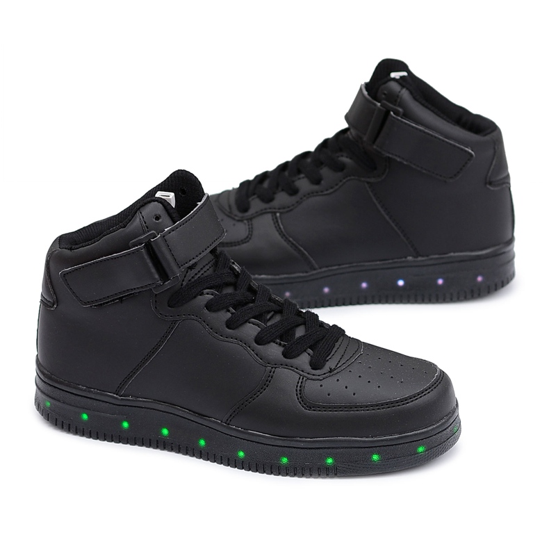 Vico Scarpe sportive da donna CrazyLights nere luminose nero