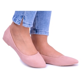 PS1 Ballerine rosa da donna in camoscio Bueno