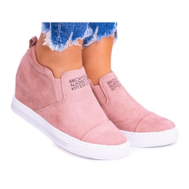 Sneakers Snekers da Donna Lu Boo Slip-on Rosa Kaori