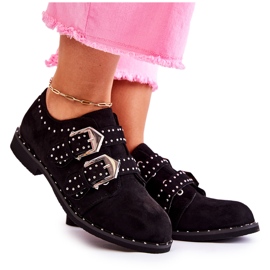 Scarpe brogue da donna Lu Boo Nere Cosy nero