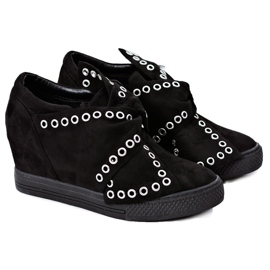 Sneakers da donna Zeppe Lu Boo Nero Margo