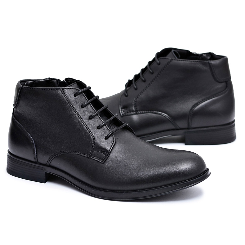 EVE Stivali Uomo Pelle Nero Artemigo scarpe