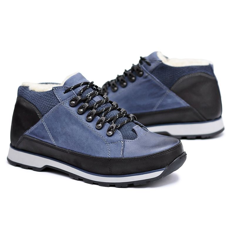 KOMODO Stivali blu navy caldi da uomo Trafer