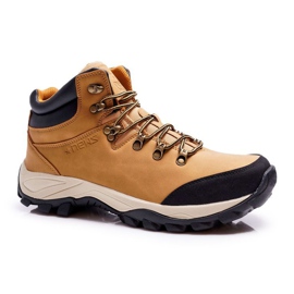 EVE Scarpe da Trekking da Uomo Riscaldate con Agnello Jax marrone