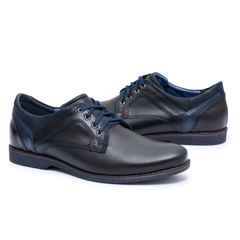 Scarpe casual da uomo in pelle nera Nikopol Jericho nero