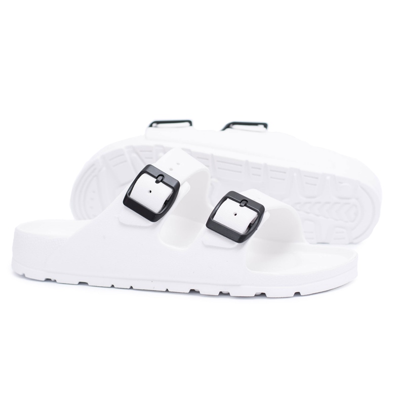Flameshoes Pantofole da donna Light Garden White bianca