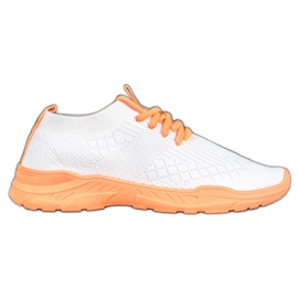 Seastar Scarpe sportive leggere bianca arancia