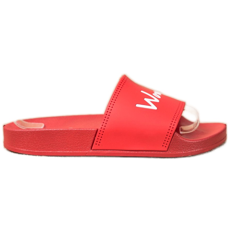 Small Swan Pantofole rosse da donna rosso