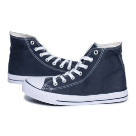 Flameshoes Sneakers Fresko da uomo alte blu navy
