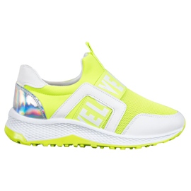 Seastar Slipon sulla piattaforma dell'amore bianco verde