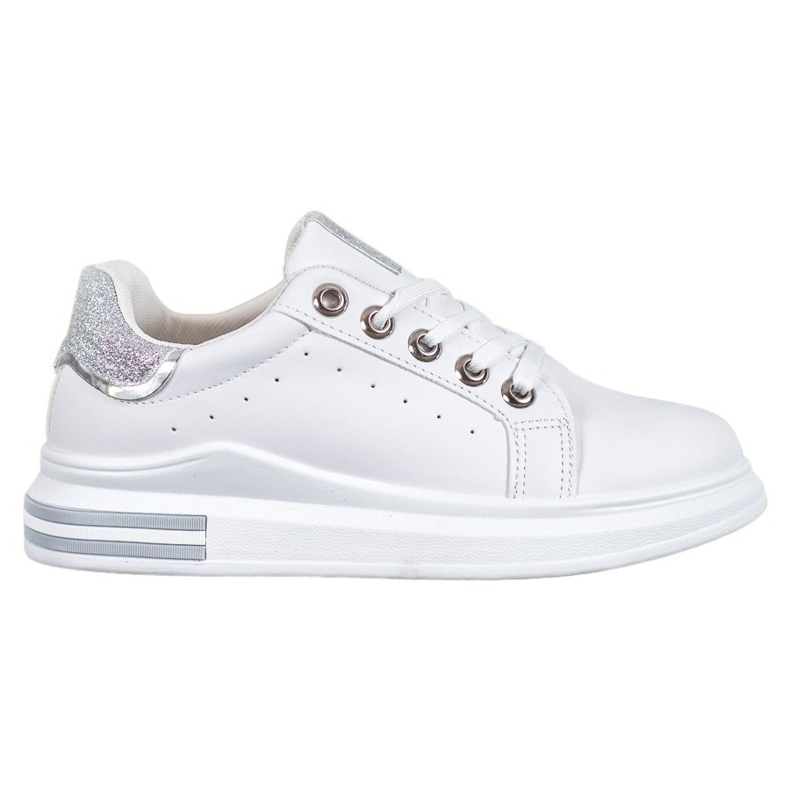 Diamantique Scarpe sportive sulla piattaforma bianca