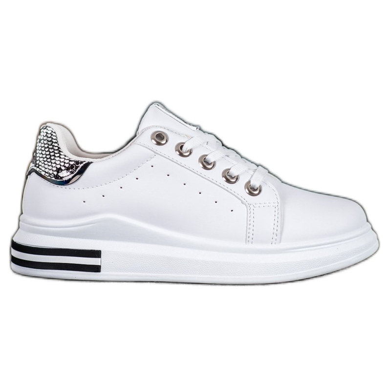 Diamantique Scarpe sportive sulla piattaforma bianca