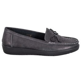 SHELOVET Mocassini comodi nero