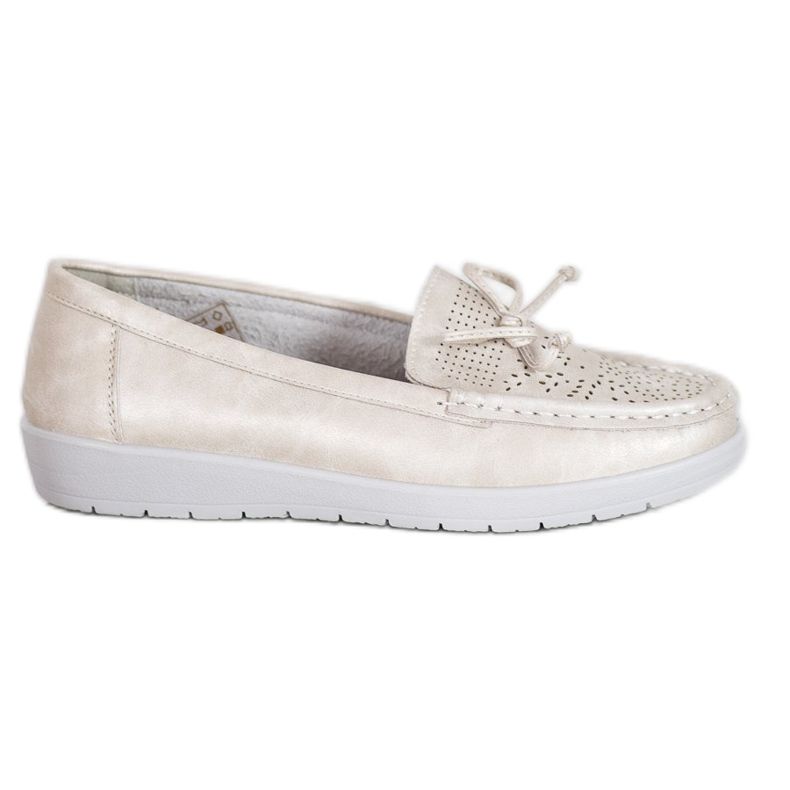 SHELOVET Mocassini comodi d'oro