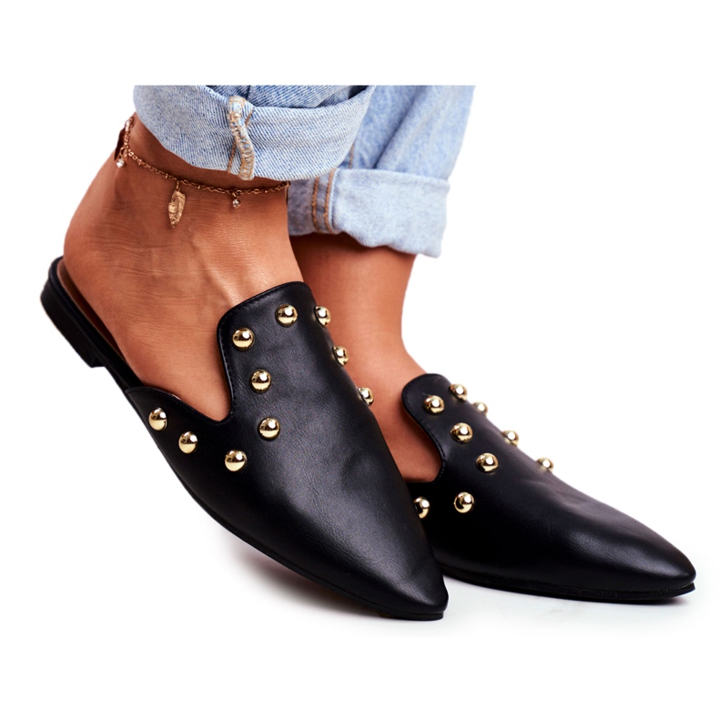 Lu Boo Pantofole Donna Mule Seniorita Nere nero