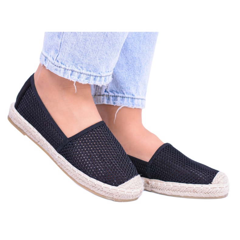 Espadrillas Traforate Nere da Donna Asumi nero