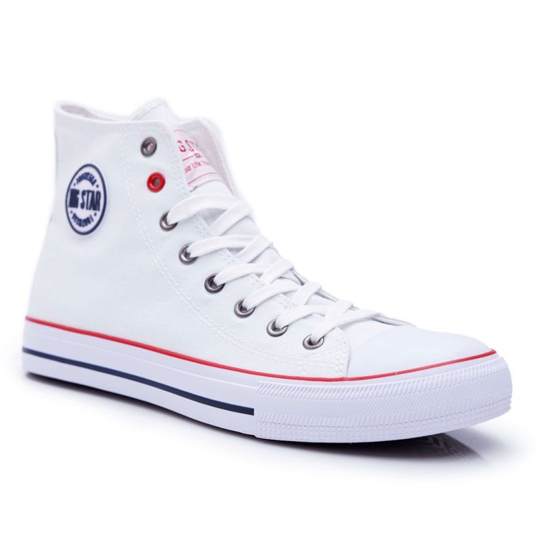 Sneakers Bianche da Uomo Big Star High T174106 bianca