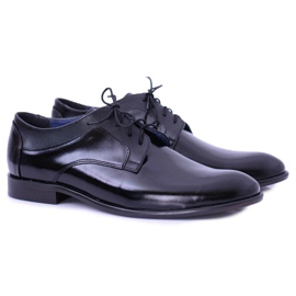 Bednarek Polish Shoes Brogues da uomo Bednarek Eleganti scarpe formali in pelle nere Maksim nero