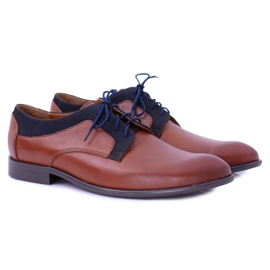 Bednarek Polish Shoes Scarpe brogue da uomo Bednarek Elegant Leather Brown Maksim marrone
