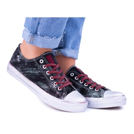 Sneakers Big Star Nere Placcate Argento BB274013 nero