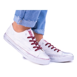 Sneakers Big Star Bianche Placcate Argento BB274014 bianca