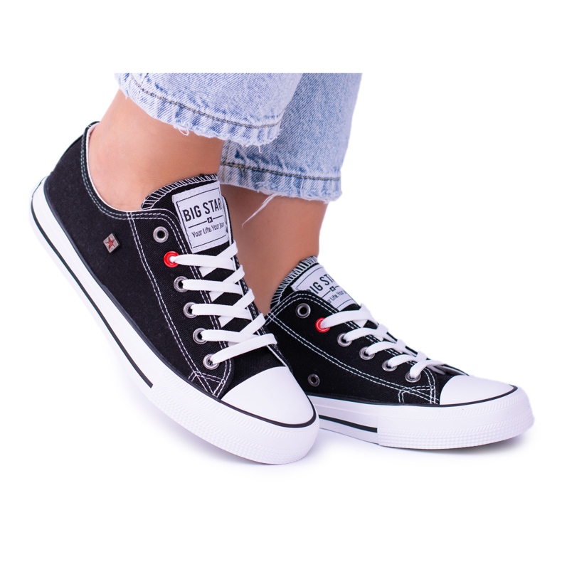 Sneakers nere da donna Big Star T274023 nero