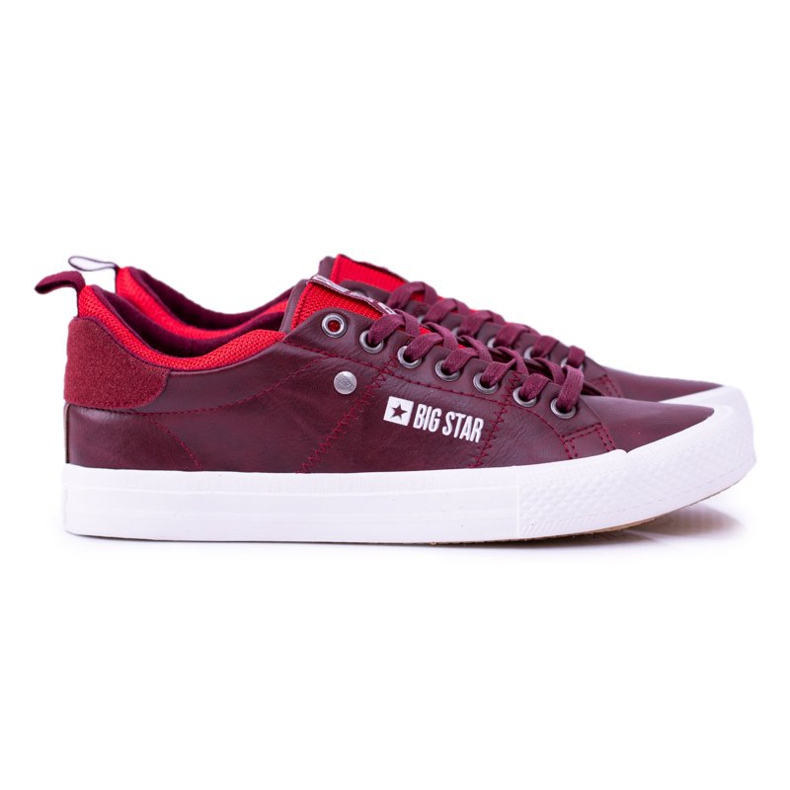 Sneakers Big Star da uomo bordeaux BB174011 rosso