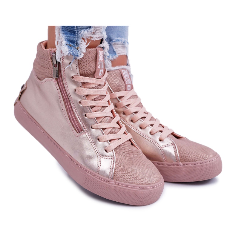 Sneakers alte rosa da donna Big Star BB274729
