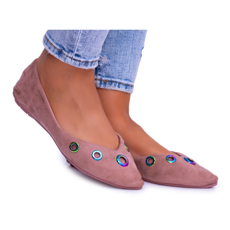 Lu Boo Ballerina Rosa In Octavia Spitz Benzina Occhielli