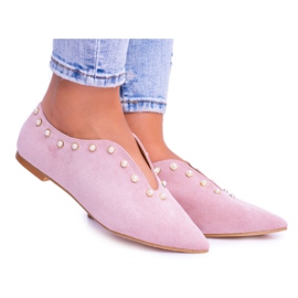 Lu Boo Stringate Rosa Con Ritagli Perline Merseo