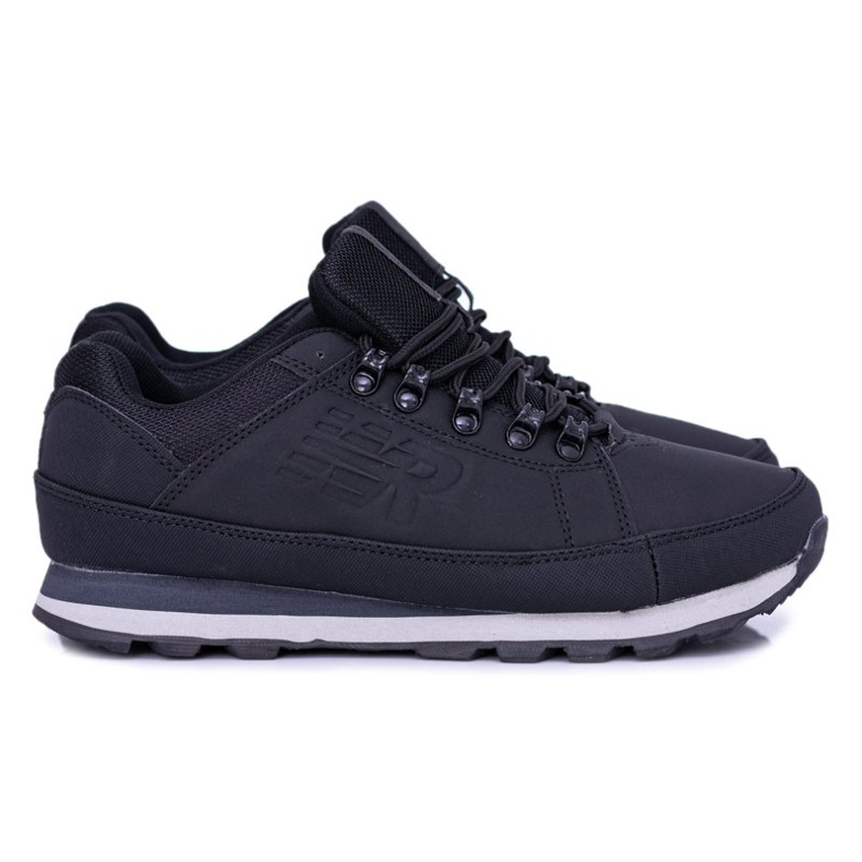 Scarpe da trekking nere da uomo Solid di Newlans nero