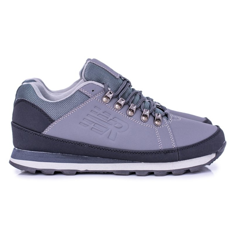Scarpe da trekking Newlans grigie da uomo Solid grigio