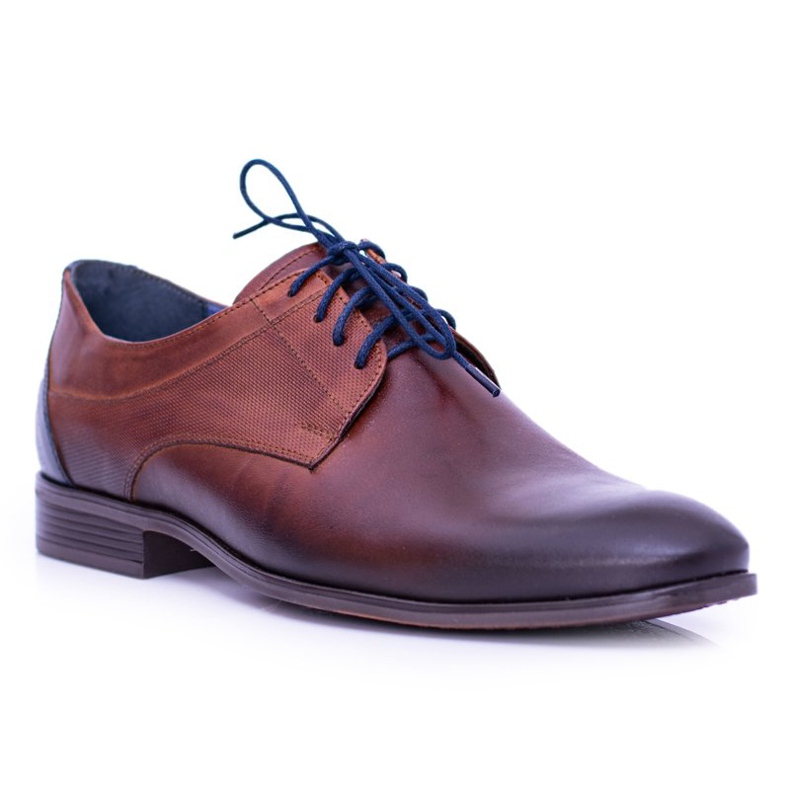 Nikopol Scarpe Brogues In Pelle Marrone Da Uomo Tradizionali