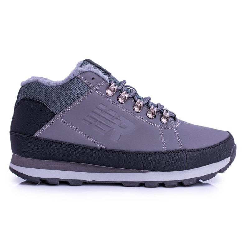 Scarpe Da Trekking Calde Da Uomo Grigie Newlans2 grigio