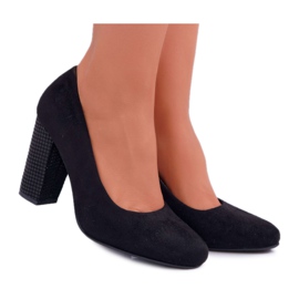 Décolleté Donna Sergio Leone PB200 Scamosciato Nero Selva