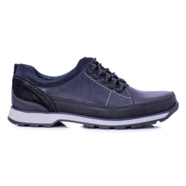 KOMODO Scarpe Brogue Uomo Blu Navy Outdoor Ivar2