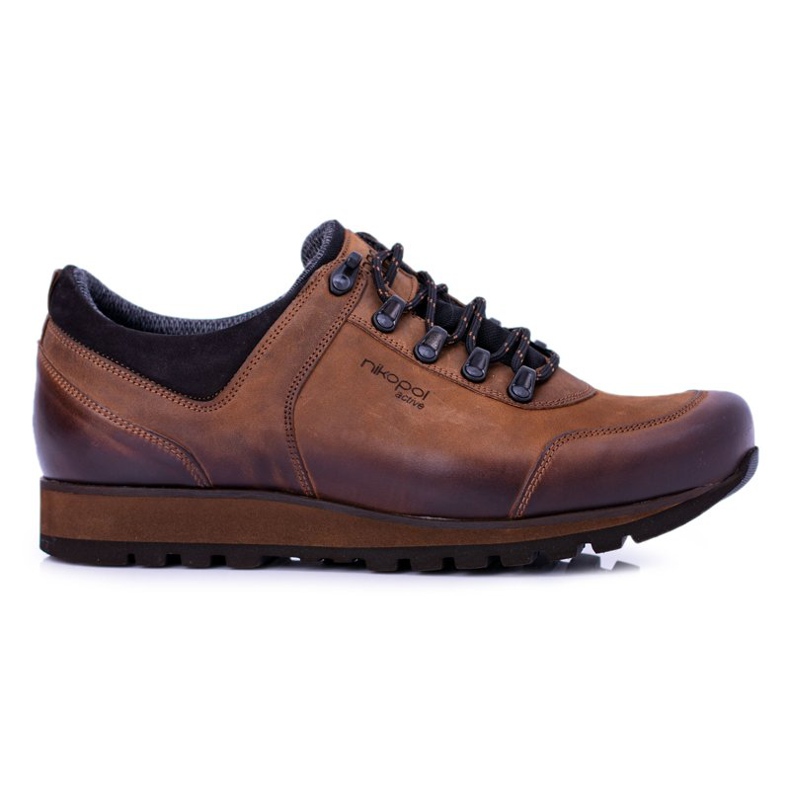Scarpe da trekking da uomo marroni Nikopol 1685 marrone