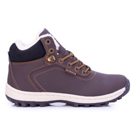 Ax Boxing Scarpe da trekking da uomo Intenso Youth Brown Youth con pile marrone