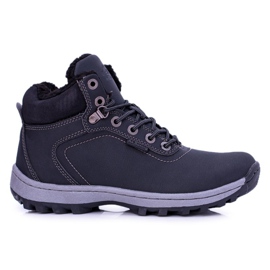 Ax Boxing Scarpe da trekking da uomo Intenso nere con pile nero
