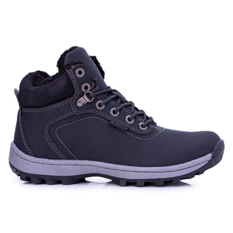 Ax Boxing Scarpe da trekking da uomo Intenso nere con pile nero