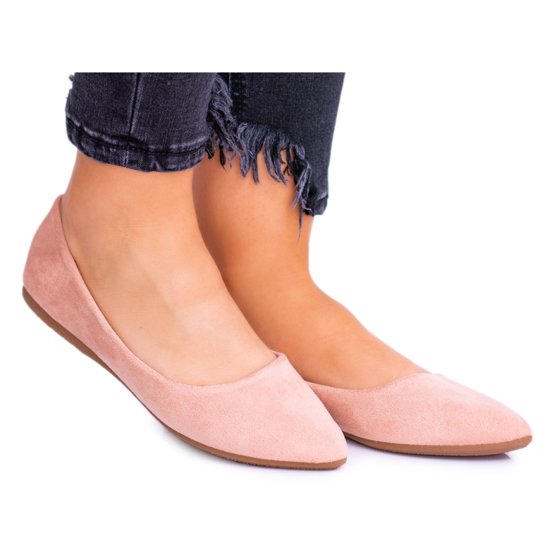 PS1 Ballerine Rosa Donna Scamosciato Dermeno