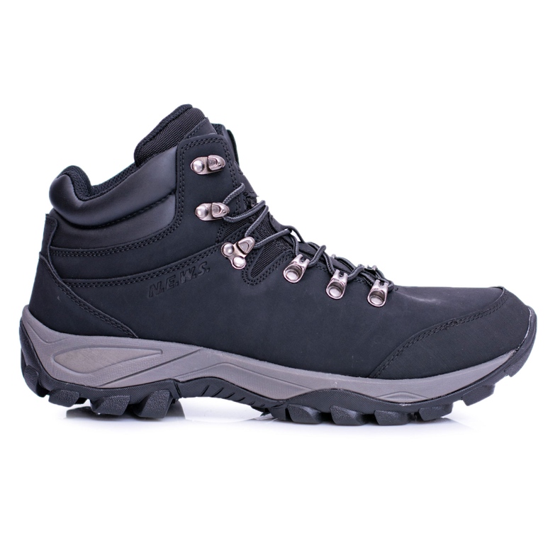 EVE Scarpe Da Trekking Calde Da Uomo Nere Jax nero