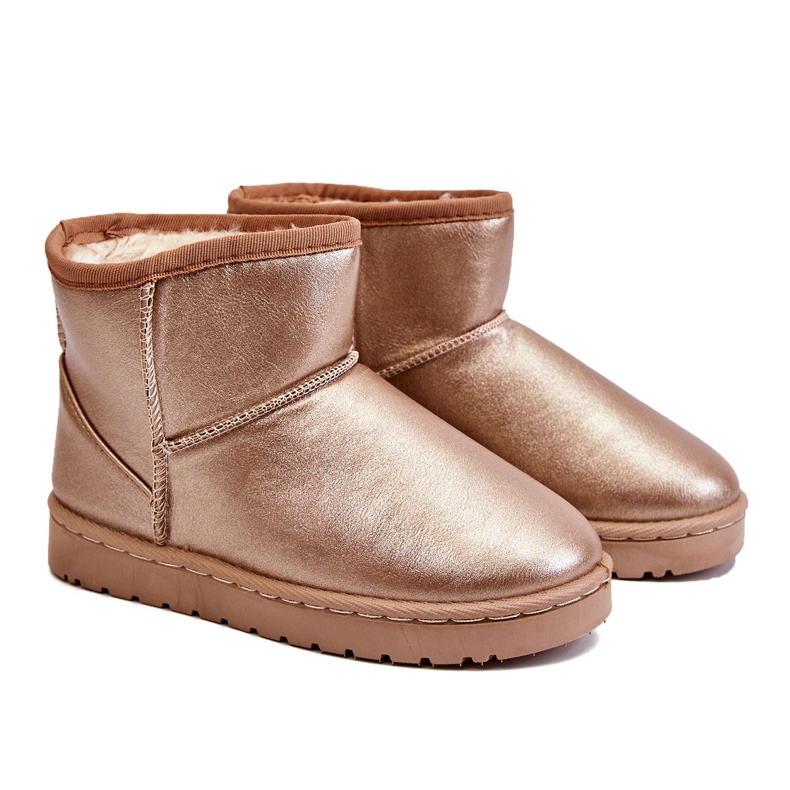 FRROCK Caldi stivali da neve per bambini champagne Scooby rosa