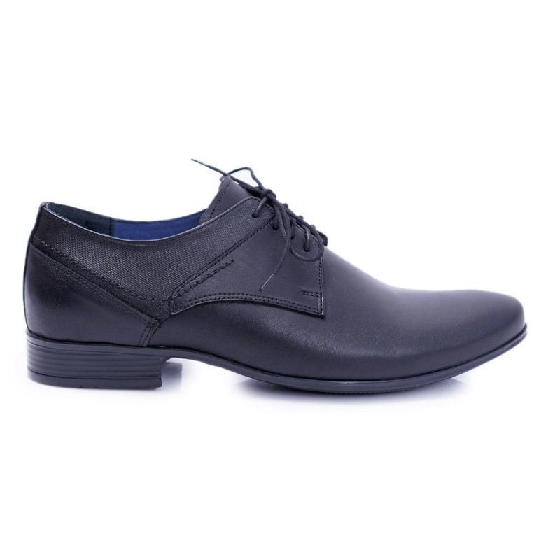 Nikopol 1622 Scarpe formali da uomo in pelle nera nero